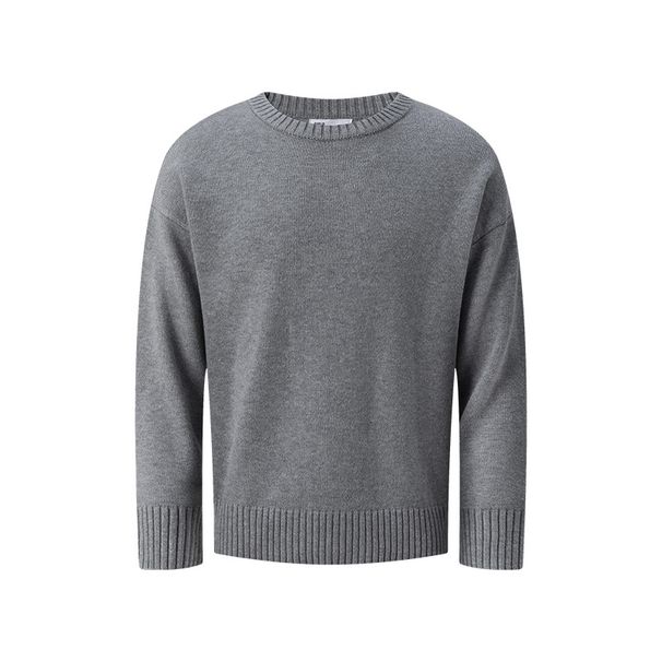Herrenbekleidung: Gemütlicher Strickpullover aus Wollmischung für Damen und Herren – Weicher und warmer Oversize-Pullover mit lässiger Passform im Streetwear-Stil (verschiedene Farben)_voghion.com