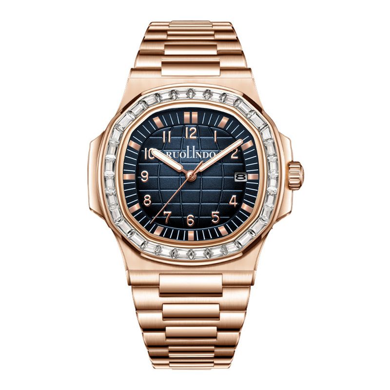 Men's Watches Waterproof Watch Men Parrot Grenade Men's Watch Screw Light Luxury Rhinestone Replica Calendar Luminous Men's Watch_voghion.com