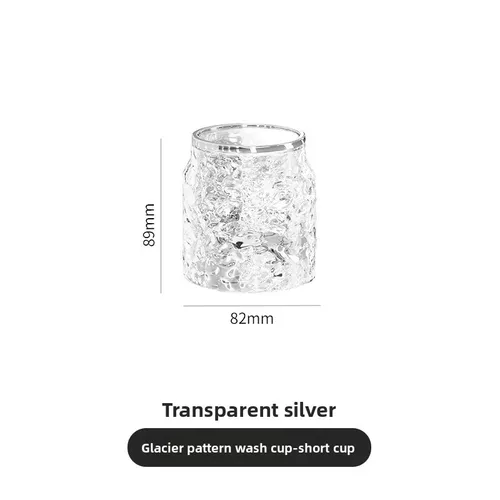Set di bicchieri portaspazzolini in plastica - Articoli essenziali per il bagno moderno, per la casa e i viaggi (2 altezze, design a bocca larga)_voghion.com