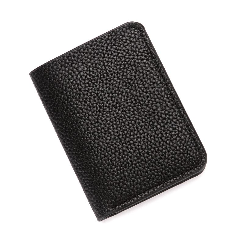 Cartera para hombre, tarjetero, Mini monedero para hombre, cartera delgada, billeteras de cuero PU, Clips para dinero, tarjeteros de identificación, cartera Masculina_voghion.com