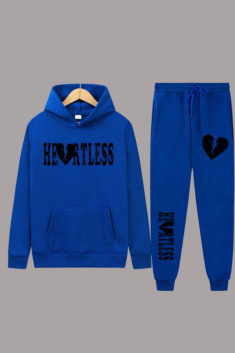 Ensemble à capuche pour femmes, ensemble de pantalons de survêtement avec lettres_voghion.com