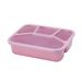 3-teiliges Bento-Lunchbox-Set für Mikrowelle, auslaufsicher, mit Gittereinteilung, ideal für Kinder und Erwachsene – perfekt für Picknicks und als Aufbewahrungsbox für Obst._voghion.com