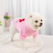|New Dog Clothes Hooded Sweatshirt Fleece Lined Warm Little Beautiful Multi-color Leash Hole_voghion.com