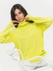 Women's Oversized High-Neck Sweater – Trendy Fall & Winter Pullover, Soft Viscose Blend, Drop Shoulder Sleeves, 8 Vibrant Colors For Casual_voghion.com