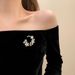 Flower Pearl Brooch Women's Brooch Pin Design Temperament Suit Coat Versatile Accessories_voghion.com
