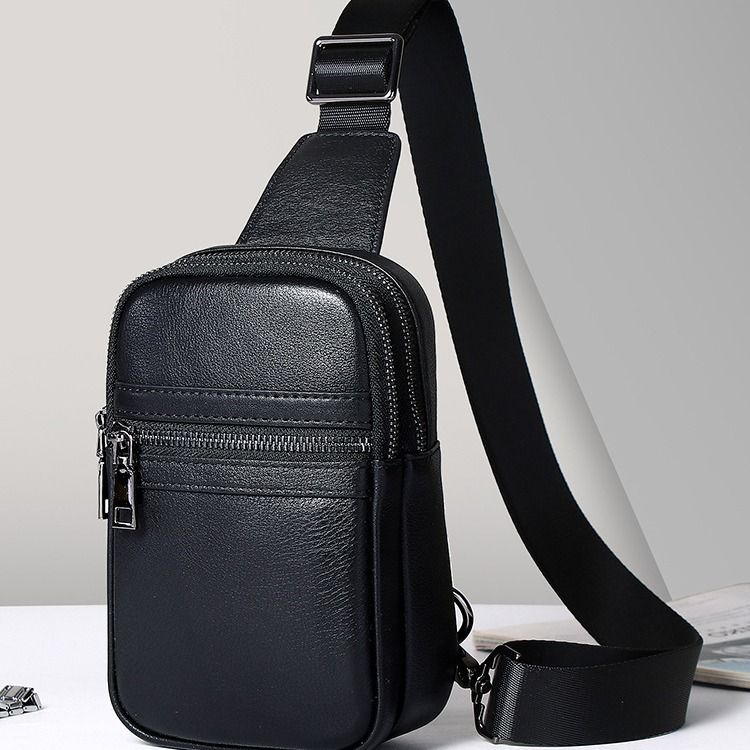 Men's 2025 Fall/Winter New Arrival Crossbody Bag Waterproof Chest Bag_voghion.com
