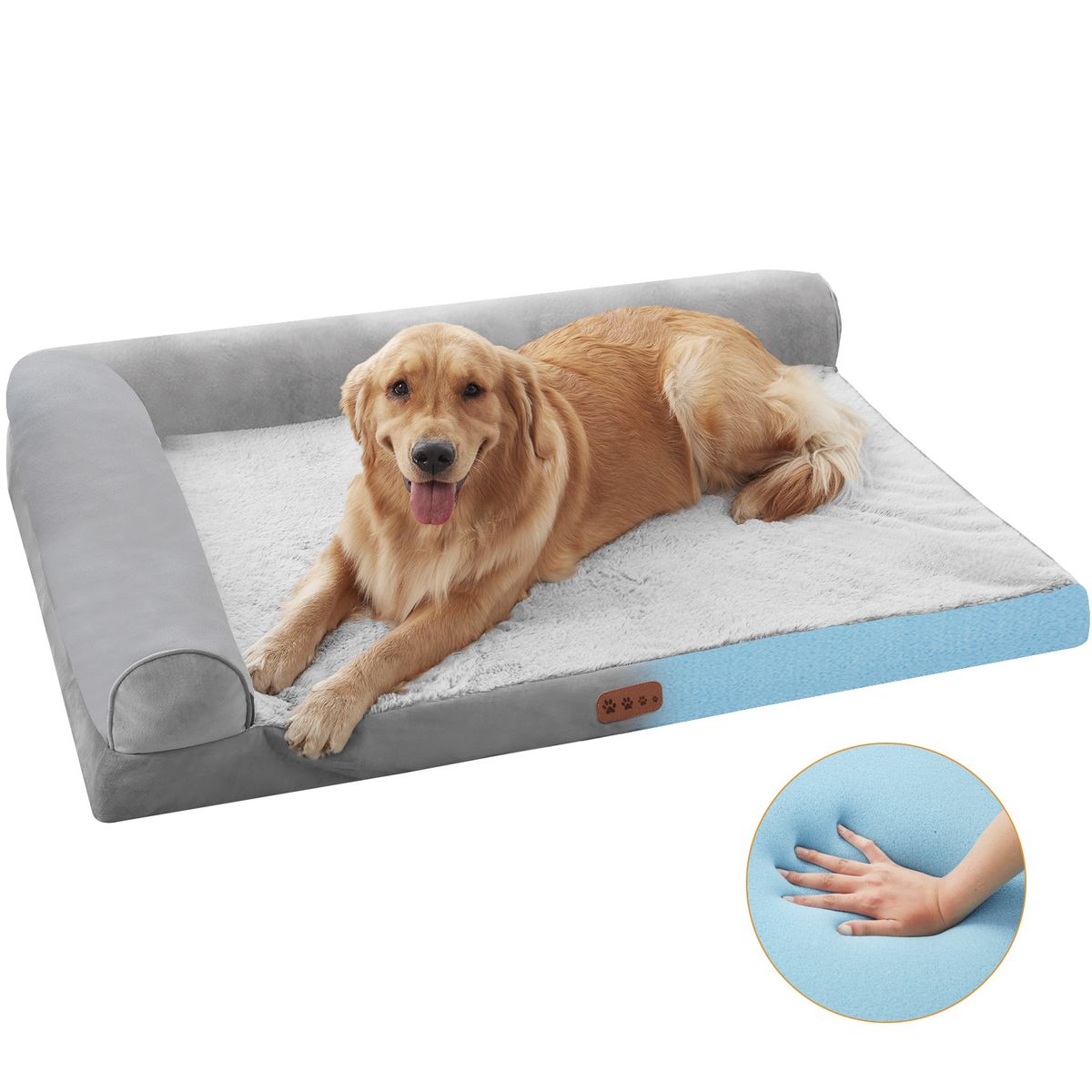 Pet Sofa Cushion Memory Foam Washable Autumn Winter Dog Bed For Medium And Large Dogs_voghion.com