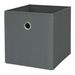 Collapsible Fabric Cube Storage Bin, Soothing Grey_voghion.com