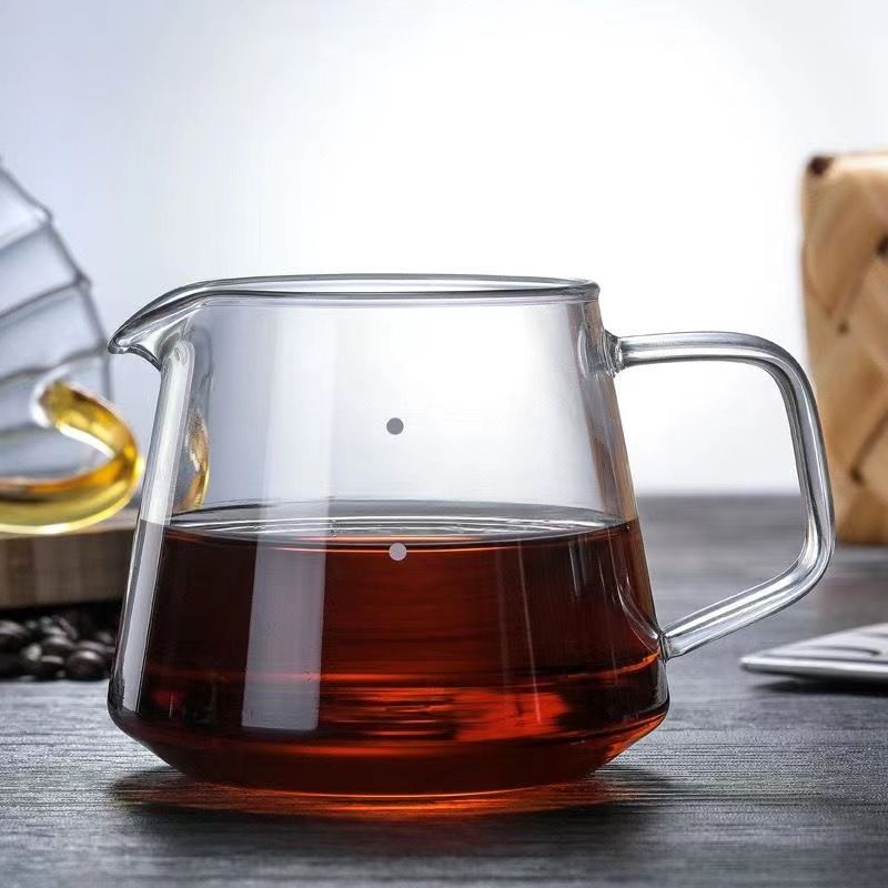 Japanese-Style Pour Over Coffee Maker Set - Minimalist Glass Dripper With 600ml Capacity, Elegant A-Design_voghion.com