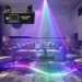 Scenljus, roterande laserljus, studsande och exploderande ljudstyrda KTV-barljus, fullfärgslaserljus, square dance-blixtljus_voghion.com