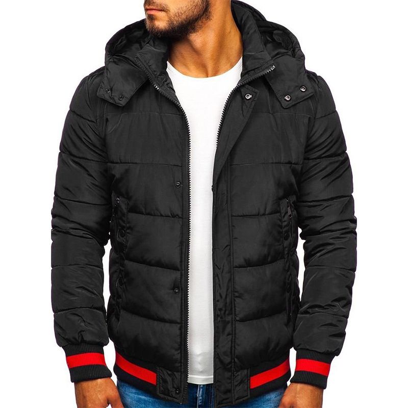  neue wattierte Jacke aus Baumwolle, Wintermantel für Herren, Baumwolljacke im koreanischen Stil für Herren, warme Winterjacke, wattierte Herrenjacke aus Baumwolle, Baumwolljacke mit Kapuze_voghion.com