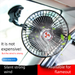 Aneng Automotive Electric 6inch Automatic Oscillating 360 Rotating Suction Cup Car Fan_voghion.com
