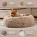 Round Pet Bed For Large,Medium And Small Dogs House Bed Soft Cats Bed Long Plush Dog House For Dogs House Winter Warm Sleeping_voghion.com