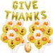 16 Zoll großes „GIVE THANKS“-Latexballon-Set – Thanksgiving-Truthahn und Ahornblatt-Dekoration für Partys, Zuhause und festliche Zusammenkünfte_voghion.com