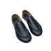 Plate Niche Row Top Layer Cowhide Comfortable Roud Toe Geuie Leather Flat Sigle Shoes Slip-O Loafers Wome's_voghion.com