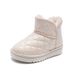 XUANMU Bottes de neige imperméables et chaudes pour enfants, chaussures d'extérieur tendance, nouvelle collection hiver XF0044_voghion.com