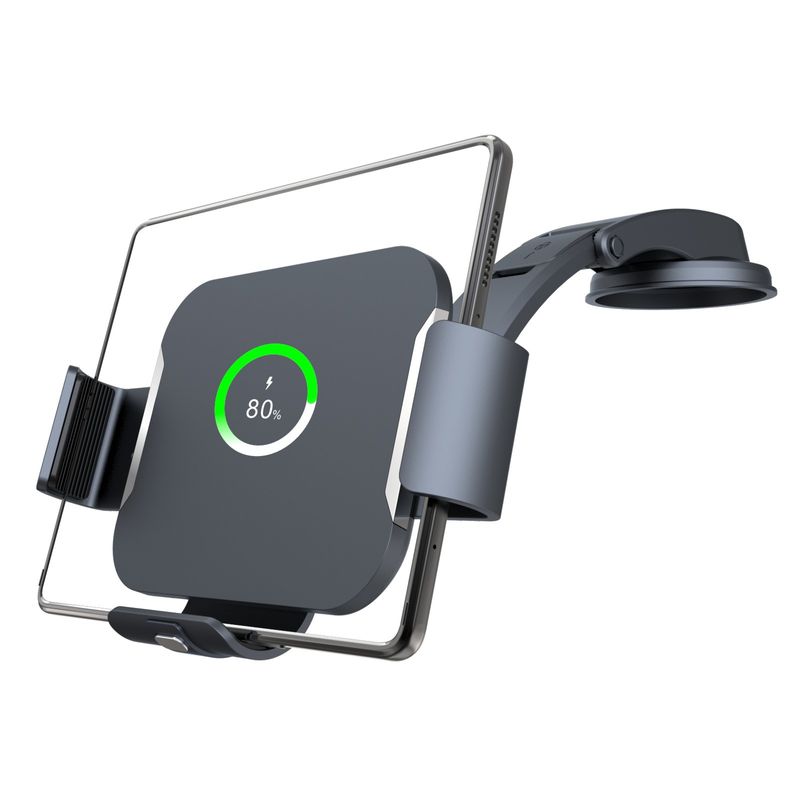 KC certified Samsung Zfold5 car wireless charger suitable for Xiaomi, Huawei, Samsung folding screen mobile phone holder_voghion.com