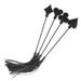 Sex Toys Leather Racket Peach Heart Pointed Corner Square Piece Black Whisker Love Heart Shaped Plum Blossom Leather Racket_voghion.com