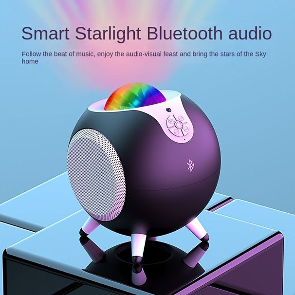 Galaxy Projector Sound Machine; White Noise Machines Night Light; Star Projector BT Speaker; Remote Timer Light Projector For Bedroom Decoration Roo_voghion.com