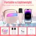 Children's Karaoke Machine With 2 Wireless Microphones, Portable Bluetooth KTV System, Speaker With Voice Changing Effects & LED Lights_voghion.com