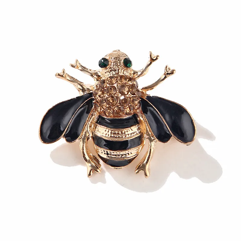 retro new Korean style fashion texture bee brooch pin corsage clothing accessories corsage_voghion.com