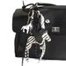 Whimsical Zebra-Print Pony Keychain – Stylish PU Leather Charm With Black Braided Rope (Maximalist Bag Accessory)_voghion.com
