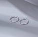 S999 STERLING SILVER SEMPLICE 1,2 MM DI SPESSORE CERCHIO TONDO SENZA FINE 8/10/12 MM 2 PZ PE16_voghion.com