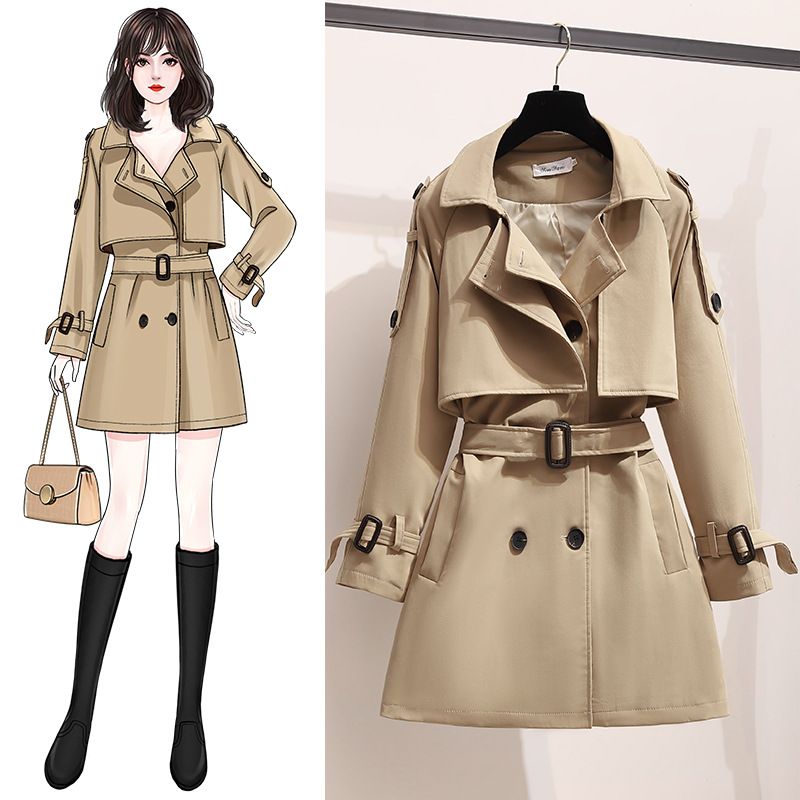 Giacca a vento di alta qualità per donna, primavera e autunno, taglia piccola, media e lunga, slim_voghion.com
