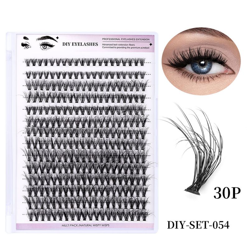 Messy, Dense & Fluffy DIY Eyelashes - Segmented Single - Cluster, For Eyelash Extension_voghion.com