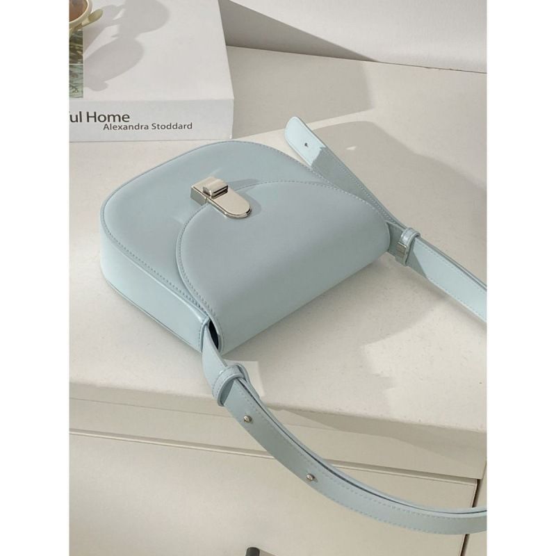 Saddle Bag Foreign Style Simple Niche Design Saddle Bag Women's Popular Texture fashion all-match shoulder small satchel_voghion.com