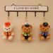 Adorable Teddy Plush Bear Keychain Soft Pp Cotton Stuffed Toy Police Firefighter_voghion.com