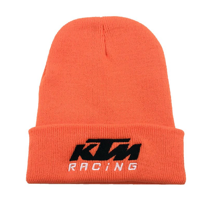  motocross racing knit hat outdoor riding rolled edge autumn and winter wool warm beanie hat_voghion.com