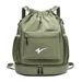 Drawstring Backpack, Large Capacity Fitness Drawstring, Basketball Pocket, Lightweight Travel, Swimming Storage Bag, Dry Wet Separation_voghion.com