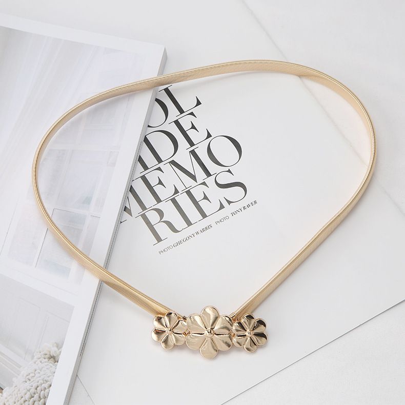 Cintura a molla in metallo per donna in versione coreana, abito alla moda e versatile, camicia, maglione, catena elastica,_voghion.com