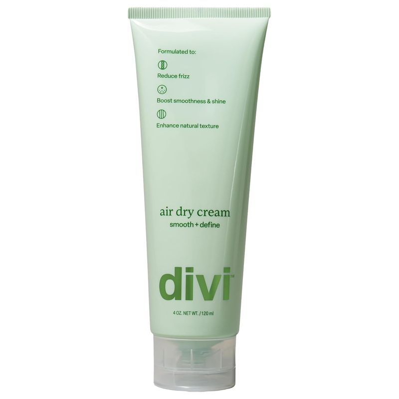 Nowy krem do stylizacji włosów Divi Air Dry Styling Cream do włosów o naturalnej teksturze, wygładza puszenie się włosów i definiuje loki_voghion.com