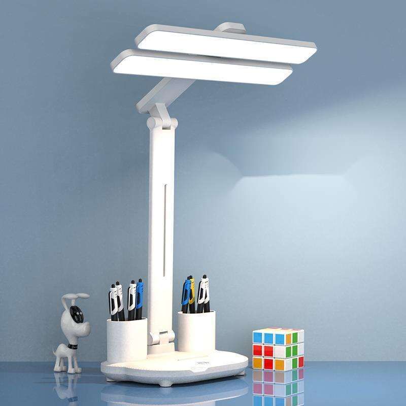 Lampe de protection de la vue, lampe de chevet pour chambre d'étudiant, lampe de bureau à intensité variable, 2024_voghion.com