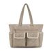 Stylish Quilted Puffy Tote Bag For Women With Multiple Pockets - Spacious Crossbody Handbag For Daily Use & Travel, 37 X 16 X 32CM_voghion.com