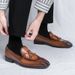 Herrenschuhe Luxus Quaste Lederschuhe Formelle Schuhe Für Männer Oxfords Männliche Hochzeit Party Büro Business Slip-On Fahrschuhe_voghion.com