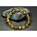 Bracciale in cristallo di quarzo giallo titanio seta dorata attrae ricchezza per uomo e donna, in pietra rutilata naturale brasiliana_voghion.com