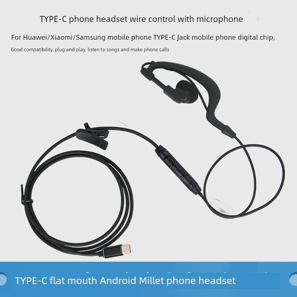 P40 draiveri ühepoolsed lameda suuga Nova3 Androidi kõrvaklapid_voghion.com