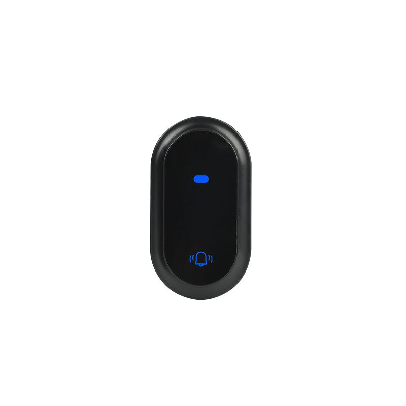 Wireless Doorbell With 38 Chimes, AC 100-240V, Waterproof, For Home/Villa/Hotel, US/UK/EU/AU Standard (1/2 Transmitters & Receivers, Black/White)_voghion.com