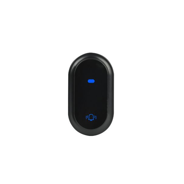 Wireless Doorbell With 38 Chimes, AC 100-240V, Waterproof, For Home/Villa/Hotel, US/UK/EU/AU Standard (1/2 Transmitters & Receivers, Black/White)_voghion.com