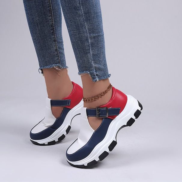 Large size casual single shoes female spring and autumn new explosive sports single shoes_voghion.com
