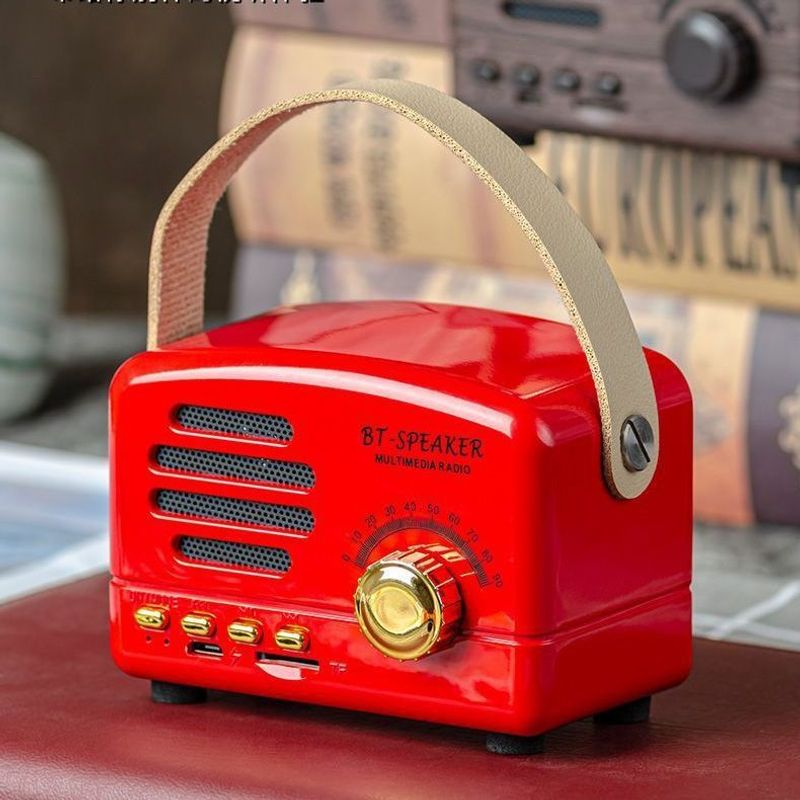 Portable Mini Bluetooth Small Speaker Radio Long Battery Life TF Card Birthday Gift Bag Little Prince_voghion.com