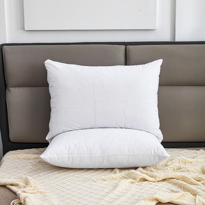 cotton terry cloth pillowcase hotel household waterproof pillowcase single price_voghion.com