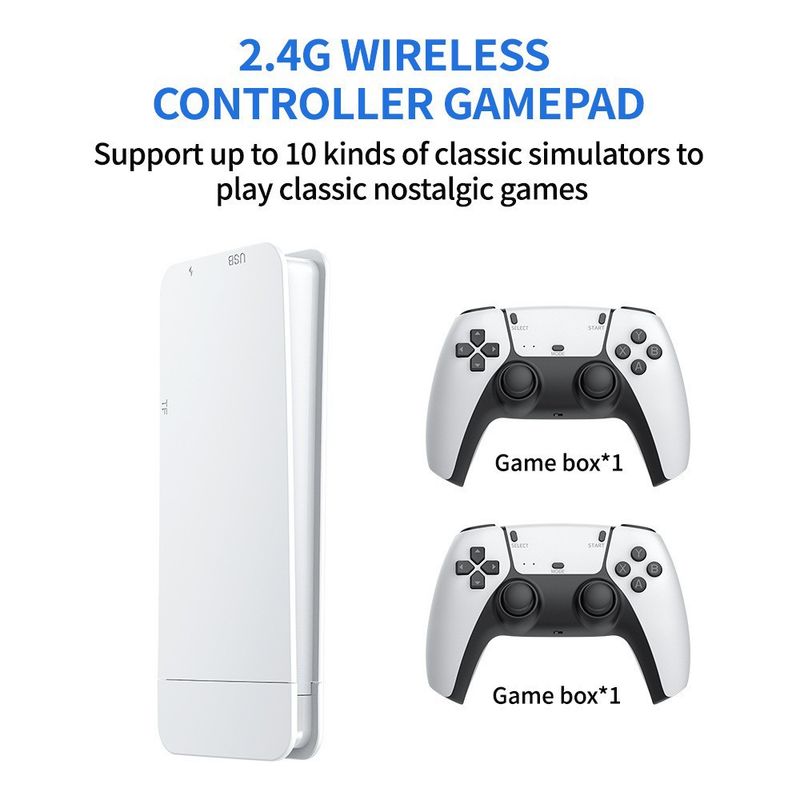 Video Game Consoles Game Console Wireless Handle Double HDMI High Definition Retro Arcade Game Console 4K Home Game Console_voghion.com