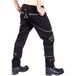 Unbeatable Quality Personalized Casual For Men's Gothic Pants, Punk Rock Eyelet Cargo Binding Pants YK023_voghion.com