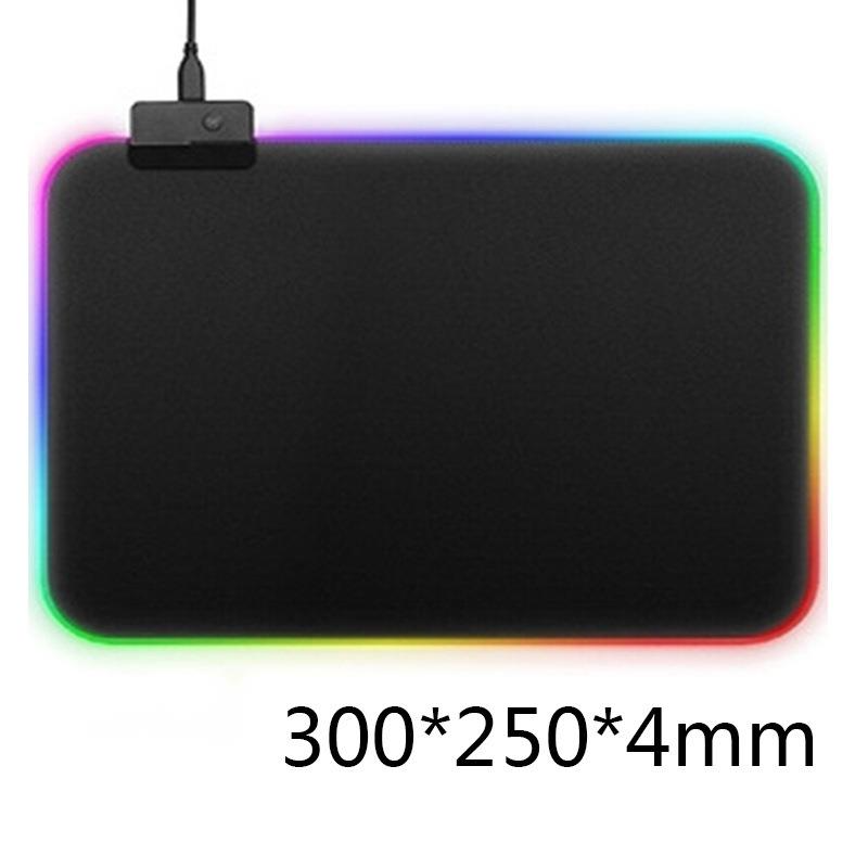 Mouse LED RGB luminoso, tastiera da gioco per computer competitiva, tappetino da scrivania spesso, vendita calda_voghion.com