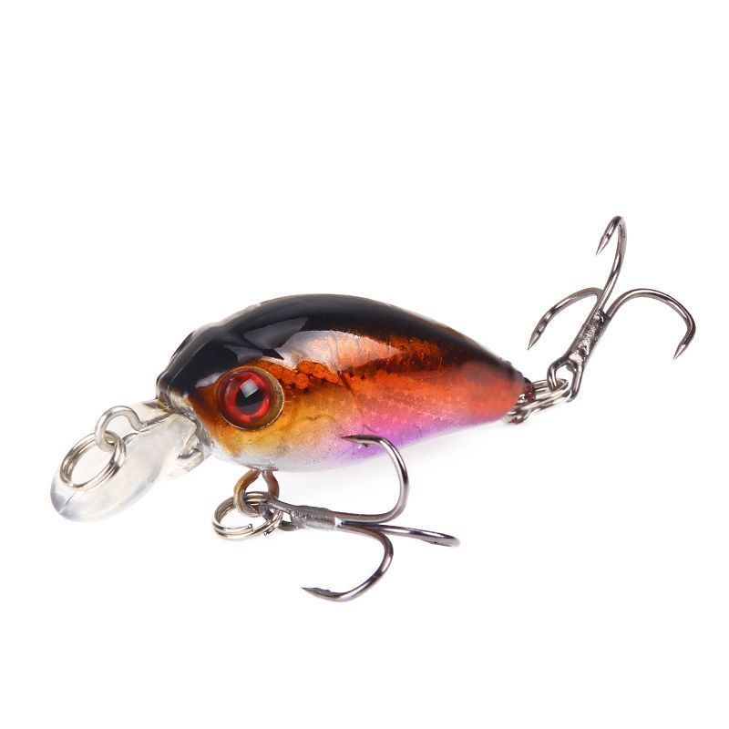 New Luya 4.5cm/3.8g Rock Little Fatty Fish Bent Mouth Bass Simulation Bait Fishing Gear_voghion.com