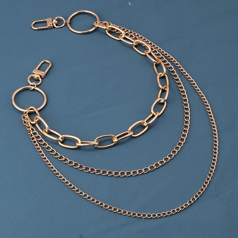 Personalized And Versatile Accessories, Pants Circular Decoration, Simple Multi-layer Tassel, Geometric Cha, Waist_voghion.com